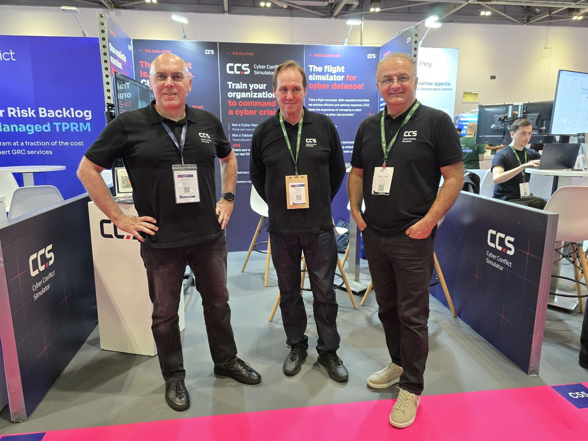 CCS Team at InfoSecurity in London